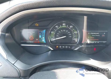 2017 Lincoln Mkz Hybrid Select z USA, uszkodzony, nr VIN 3LN6L5LU7HR645586